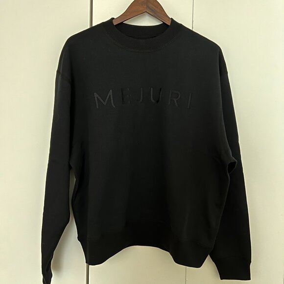 Mejuri Crewneck Black Sweater, Size M - Picture 1 of 4